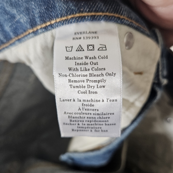 NWOT Everlane Men's Selvedge Straight Fit Jeans In Longbay Size 33x30 - Picture 10 of 11